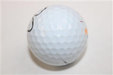 Rickie Fowler Signed Personal Used TaylorMade Golf Ball JSA ALOA