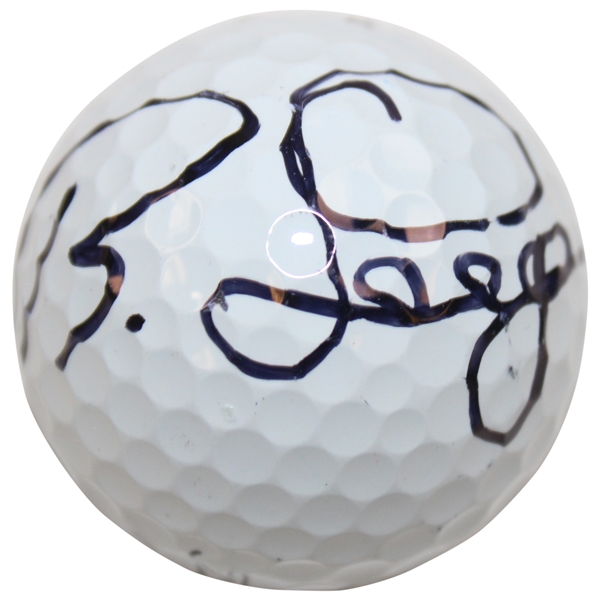 Bernhard Langer Signed Titleist 4 Logo Golf Ball JSA ALOA