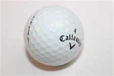 Fuzzy Zoeller Signed Callaway 4 SR3 Logo Golf Ball JSA ALOA