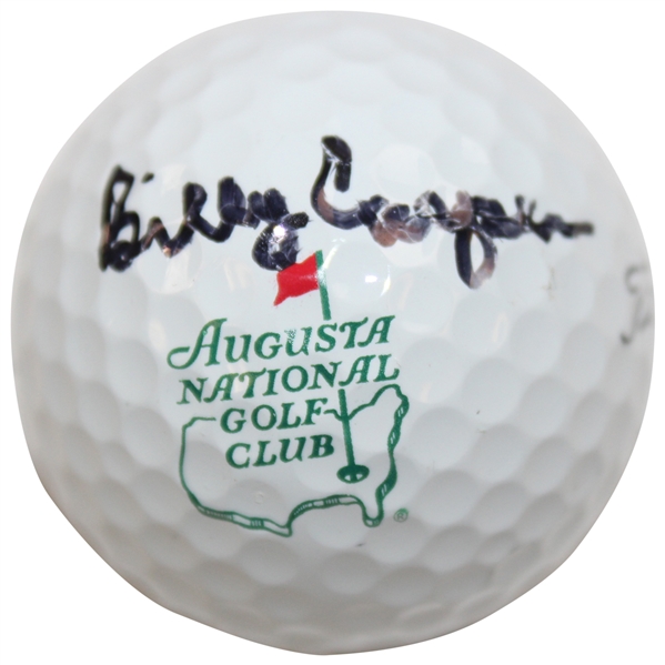 Billy Casper Signed Augusta National Golf Club Logo Golf Ball JSA ALOA