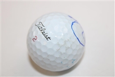 Jim Furyk Signed Titleist 2 Pro V1x Logo Golf Ball JSA ALOA