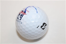 Gary Woodland Signed 2019 US Open at Pebble Beach Logo Golf Ball JSA ALOA