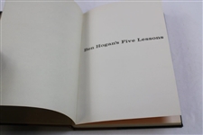 1957 Deluxe 1st Edition 'Ben Hogans Five Lessons' Book in Slip Case