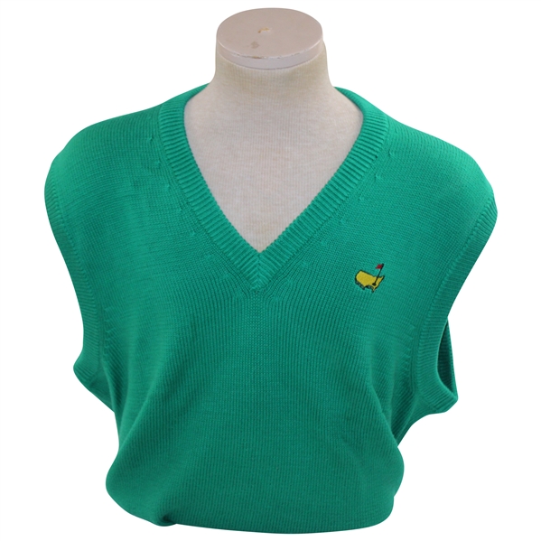 Augusta National Golf Shop Slazenger Vest Green V-Neck - Large