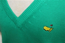 Augusta National Golf Shop Slazenger Vest Green V-Neck - Large