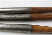 Seymour Dunn (3-Clubs) Left Hand Smooth Face Irons Mashie, Pitcher, Putter Lake Placid New York