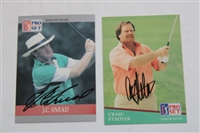 Furyk, Nancy, Snead, Stadler & Four (4) others Signed Misc. Items JSA ALOA