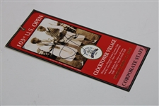 Jim Furyk Signed 2003 US Open at Olympia Fields Sunday Final Rd Ticket JSA ALOA