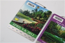 2012 & 2014 Masters Tournament SERIES Badges - Bubba Watson Winner