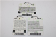 2004, 2006 & 2010 Masters Tournament SERIES Badges - Phil Mickelson Winner