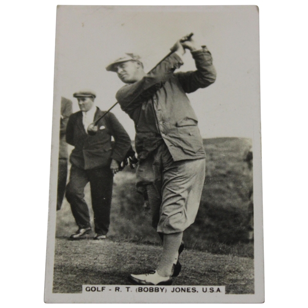 1935 R. T. (Bobby) Jones USA Sporting Events & Stars No. 19 Tobacco Card 