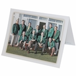 2002 Masters Champions Club Dinner Menu - Tiger Woods Host