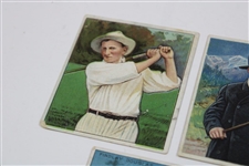 Three (3) Mecca Cigarettes Series Of Champion Athletes Golf Cards - Low, Weston & Douglas