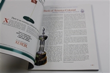 Annika Sorenstam Signed 2003 Colonial Program & Cut w/Scorecards & 'Go Annika' Pin JSA ALOA