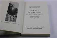 1990 'The Lay of the Land: A Collection...Pat Ward Thomas' Classics of Golf Edition Book