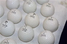 Twenty (20) Arnold Palmer Personally Marked Golf Balls w/Bay Hill Shag Bag - Nielson Collection