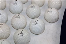Twenty (20) Arnold Palmer Personally Marked Golf Balls w/Bay Hill Shag Bag - Nielson Collection