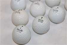Twenty (20) Arnold Palmer Personally Marked Golf Balls w/Bay Hill Shag Bag - Nielson Collection