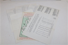 1986 Masters Pairing Sheets, Results, Newspapers & more - Royce Nielson Collection