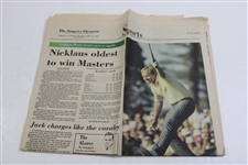 1986 Masters Pairing Sheets, Results, Newspapers & more - Royce Nielson Collection