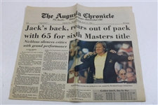 1986 Masters Pairing Sheets, Results, Newspapers & more - Royce Nielson Collection