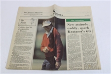1986 Masters Pairing Sheets, Results, Newspapers & more - Royce Nielson Collection