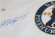 Martin Kaymer Signed 2014 US Open at Pinehurst No.2 Embroidered Flag JSA ALOA