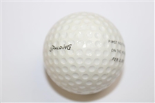1970’s Spalding Commemorative 'First Golf Ball on the Moon' Moonball In Box
