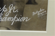 George Dunlap Jr. Large Format 'USGA Amateur Champion 1933' George Pietzcker Photo - Framed