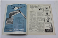 1960 Golfing National Players Magazine with Bobby Jones Holding US Open Trophy