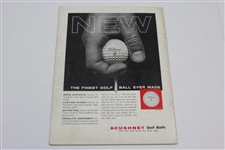 1960 Golfing National Players Magazine with Bobby Jones Holding US Open Trophy