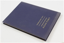 1967 US Open at Baltusrol Hardbound Program - Jack Nicklaus Winner