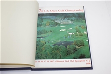 1967 US Open at Baltusrol Hardbound Program - Jack Nicklaus Winner