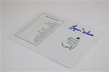 Byron Nelson Signed Augusta National Golf Club Scorecard JSA ALOA