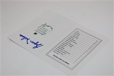 Byron Nelson Signed Augusta National Golf Club Scorecard JSA ALOA