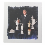Tiger Woods Grand Slam Trophies Poster 