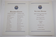 1987 Ryder Cup Dinner Menu, Official Magazine & Opening Banquet Menu
