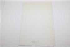 1987 Ryder Cup Dinner Menu, Official Magazine & Opening Banquet Menu