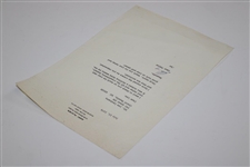 Gary Player Signed 1978 Typed Letter to Lee Lamberts - July 10th JSA ALOA