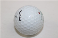 Bryson Dechambeau Signed Titleist Masters Practice Range Logo Golf Ball