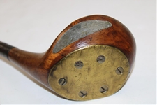 'Cosby' Patented Stamped Brassie Wood Circa 1924