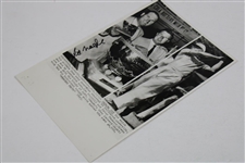 Kel Nagle Signed 1959 Canada Cup Photo JSA ALOA