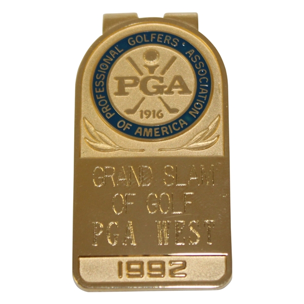 1992 Grand Slam of Golf at PGA West Nicklaus Resort Commemorative Money Clip