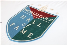 Goosen, Stephenson, Payne & Walters Signed World Golf Hall of Fame Flag JSA ALOA