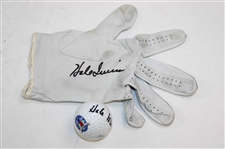 Hale Irwin Signed Ball, Glove, And Magazine JSA ALOA