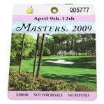 2009 Masters Series Badge #Q05777 - Angel Cabrera Win