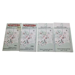 1995-1998 Masters Tournament Spectator Guides