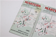 1995-1998 Masters Tournament Spectator Guides