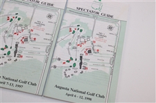 1995-1998 Masters Tournament Spectator Guides