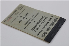 1972 Florida Citrus Open Invitational 5 Daily Admission Tickets Book #0201